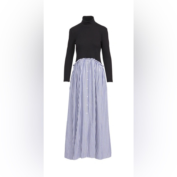 Rosie Assoulin Dresses & Skirts - ROSIE ASSOULIN Ribs and Flows Navy White Maxi Dress Size Small NWT